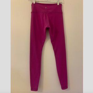 Reversible Lululemon Leggings - Magenta & Black